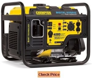 Champion Power Equipment 100302 3500W Digital Hybrid RV Ready Portable Generator