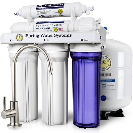 iSpring RCC7 5-Stage Reverse Osmosis Drinking Water Filtration System