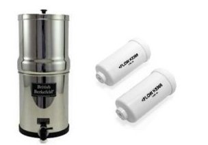 Big Berkey Water Filter System With 2 9-Inch White Ceramic Filters